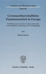 Grenznachbarschaftliche Zusammenarbeit in Europa