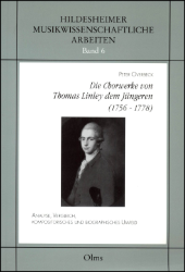 Die Chorwerke von Thomas Linley dem Jüngeren (1756-1778)