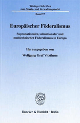Buchcover Europäischer Föderalismus