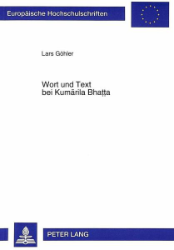 Wort und Text bei Kumarila Bhatta