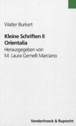 Buchcover Kleine Schriften II: Orientalia