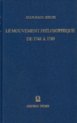 Le mouvement philosophique de 1748 à 1789