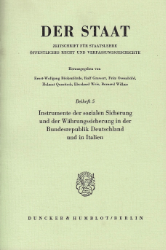 Instrumente der sozialen Sicherung und der Währungssicherung in der Bundesrepublik Deutschland und in Italien