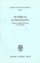 Die KSZE und die Menschenrechte