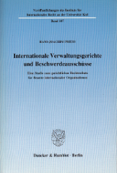 Internationale Verwaltungsgerichte und Beschwerdeausschüsse