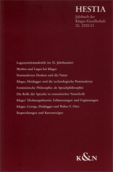 Hestia. Jahrbuch der Klagesgesellschaft; Band 20 (Jahrgänge 2000/01)