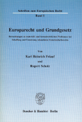 Europarecht und Grundgesetz
