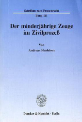 Der minderjährige Zeuge im Zivilprozeß