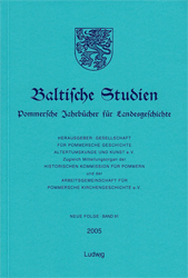 Buchcover Baltische Studien. Neue Folge; Band 91 (2005)
