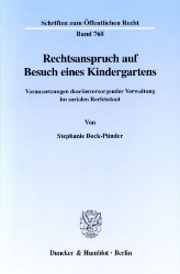 Rechtsanspruch auf Besuch eines Kindergartens