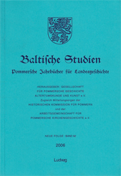 Baltische Studien. Neue Folge; Band 92 (2006)