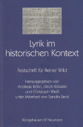 Lyrik im historischen Kontext