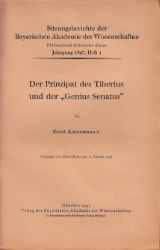Der Prinzipat des Tiberius und der 