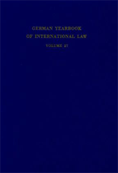 German Yearbook of International Law. Vol. 27 (1984)