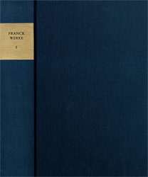 Buchcover Sebastian Franck. Frühe Schriften: Kommentar