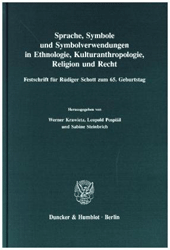 Sprache, Symbole und Symbolverwendungen in Ethnologie, Kulturanthropologie, Religion und Recht