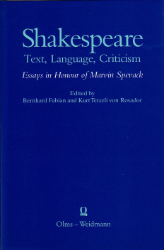 Shakespeare. Text, Language, Criticism