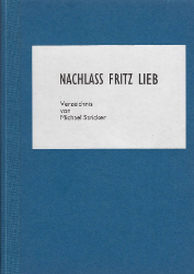 Nachlass Fritz Lieb