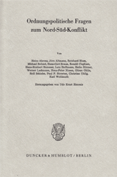 Ordnungspolitische Fragen zum Nord-Süd-Konflikt