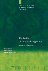The Fruits of Empirical Linguistics. Vol 1: Process