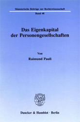 Das Eigenkapital der Personengesellschaften