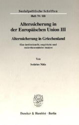 Alterssicherung in der Europäischen Union III