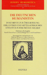 Die deutschen Humanisten: Die Kurpfalz. Band II