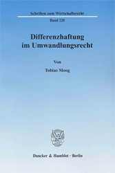 Differenzhaftung im Umwandlungsrecht