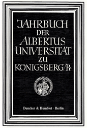 Jahrbuch der Albertus-Universität zu Königsberg/Pr. Band XXVIII (1993)