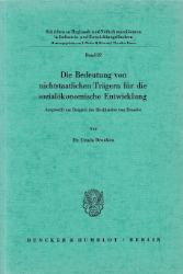 Die Bedeutung von nichtstaatlichen Trägern für die sozialökonomische Entwicklung