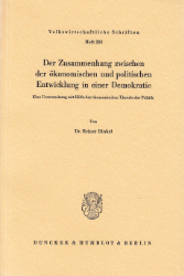 Der Zusammenhang zwischen der ökonomischen und politischen Entwicklung in einer Demokratie