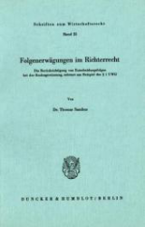 Folgenerwägungen im Richterrecht