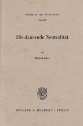 Die dauernde Neutralität