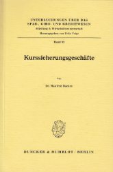 Kurssicherungsgeschäfte