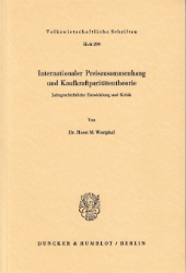 Internationaler Preiszusammenhang und Kaufkraftparitätentheorie