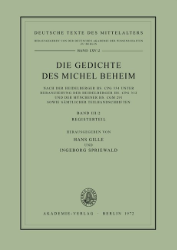 Die Gedichte des Michel Beheim. Band III/2