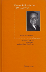 Germanistik zwischen 1925 und 1955