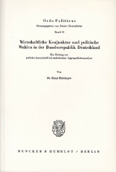 Wirtschaftliche Konjunktur und politische Wahlen in der Bundesrepublik Deutschland