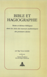 Bible et hagiographie