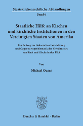 Staatliche Hilfe an Kirchen und kirchliche Institutionen in den Vereinigten Staaten von Amerika