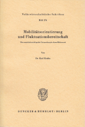Mobilitätsorientierung und Fluktuationsbereitschaft