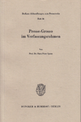 Presse-Grosso im Verfassungsrahmen