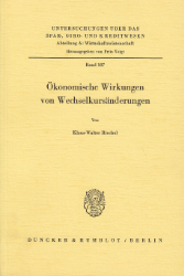 Ökonomische Wirkungen von Wechselkursänderungen