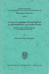 Grenzen der staatlichen Wirtschaftspolitik im gesellschaftlichen und sozialen Wandel