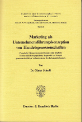 Marketing als Unternehmensführungskonzeption von Handelsgenossenschaften