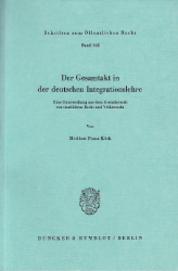 Der Gesamtakt in der deutschen Integrationslehre