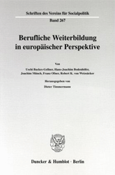 Berufliche Weiterbildung in europäischer Perspektive