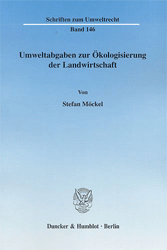 Umweltabgaben zur Ökologisierung der Landwirtschaft