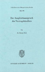 Der Ausgleichsanspruch des Vertragshändlers