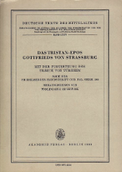 Das Tristan-Epos Gottfrieds von Straßburg
